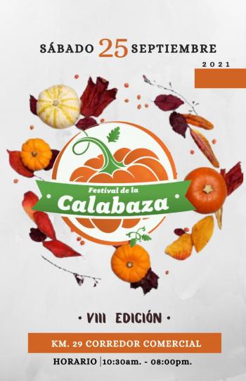 Invitan al Festival de la Calabaza